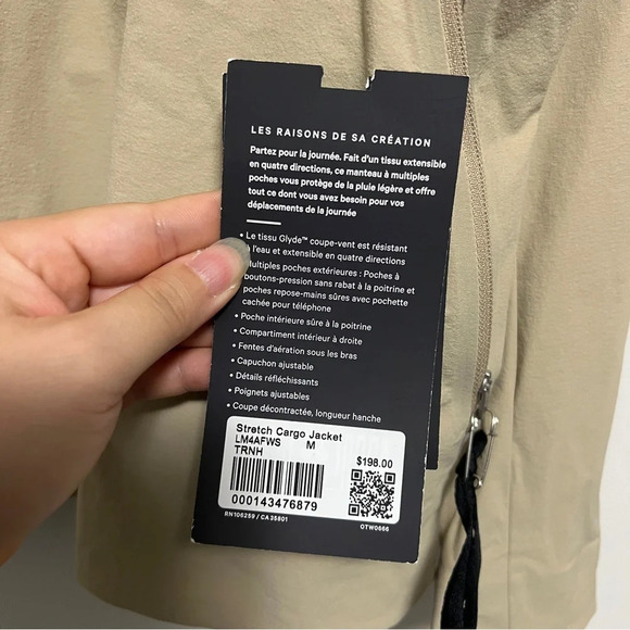 🆕 Lululemon Stretch Cargo Jacket - Trench - Picture 5 of 9